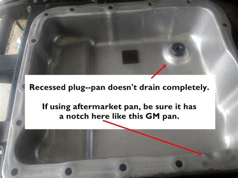 4l60e drain plug size|4l60e oil pan with drain.